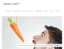 Tablet Screenshot of basic-unit.de